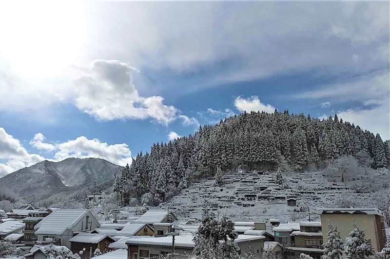 年末のご挨拶～湯村温泉の雪景色～