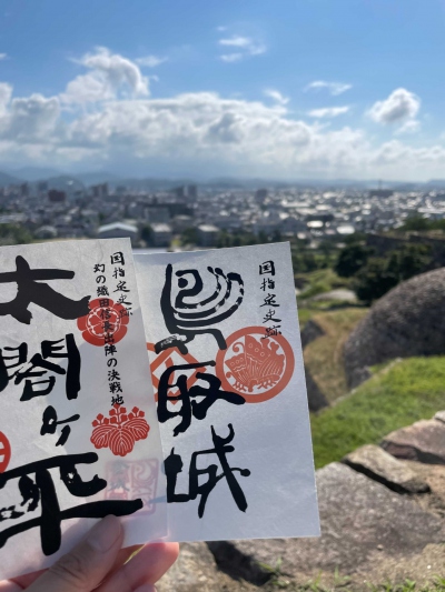 【日本100名城】鳥取城の御城印と合戦印