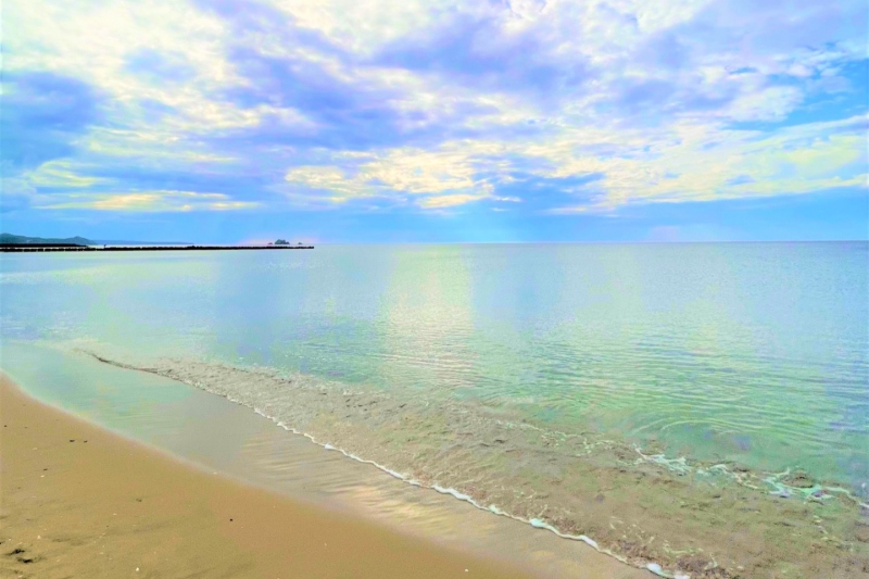 「賀露（かろ）みなと海水浴場」＜鳥取県/鳥取市＞