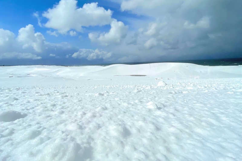 鳥取砂丘の雪景色～冬の絶景～【鳥取県/鳥取市】