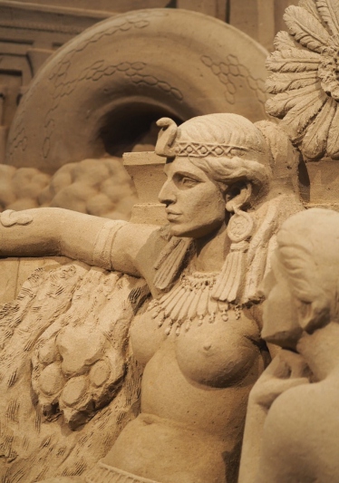 鳥取砂丘 砂の美術館 砂で世界旅行第14期「エジプト編」クレオパトラ