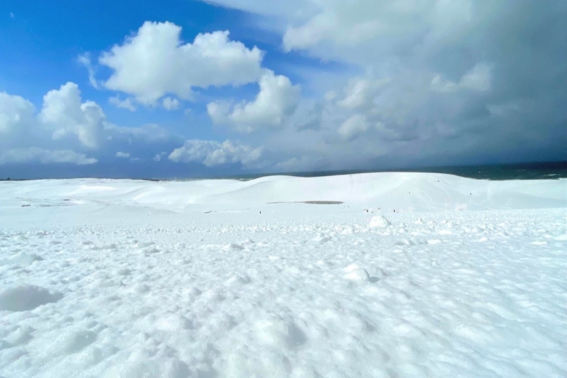 鳥取砂丘の雪景色～冬の絶景～【鳥取県/鳥取市】