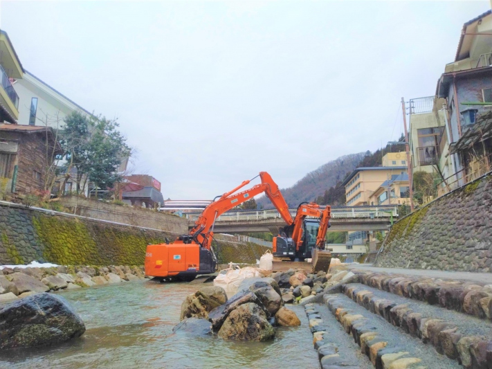 【～2023/6/30（予定）】春来川・飛び石設置工事のお知らせ（兵庫県/但馬県民局 新温泉土木事務所）