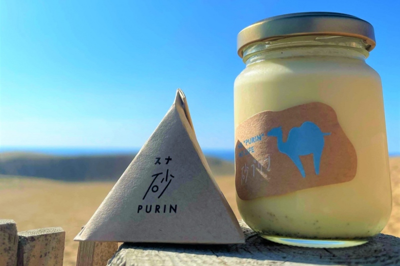 地元で人気の鳥取砂丘前のプリン専門店「Totto　PURIN」