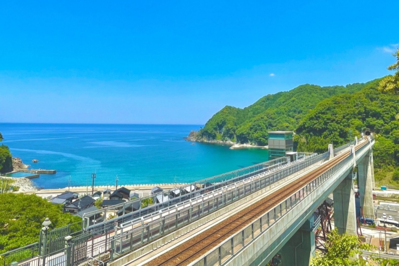 日本海を一望！余部鉄橋「空の駅」展望施設（餘部駅）＜兵庫県/香美町＞