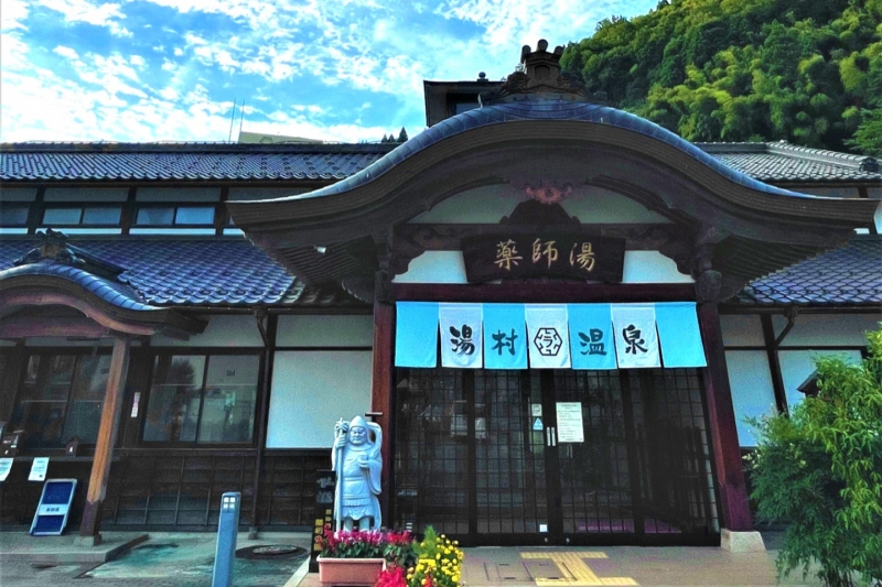 年末のご挨拶～湯村温泉の雪景色～