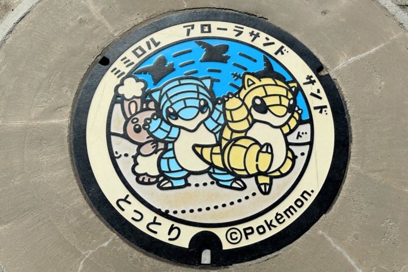 車移動5分で2箇所を巡る：鳥取砂丘とサンド公園のポケふた満喫＜鳥取県/鳥取市＞