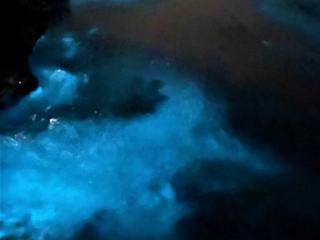 【兵庫県/新温泉町】夜に青白く輝く神秘的な海の風景～夜光虫～　※2021/5/19撮影