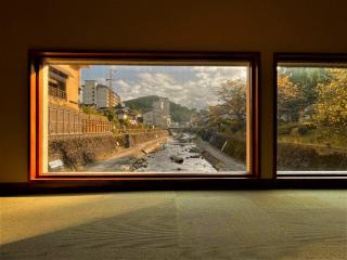 【兵庫県/湯村温泉】ゆあむ専用橋より望むまるで絵画のような景色～秋～