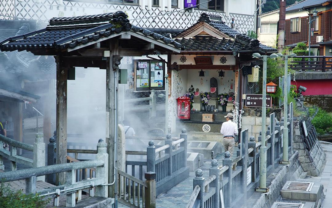 湯村温泉　荒湯